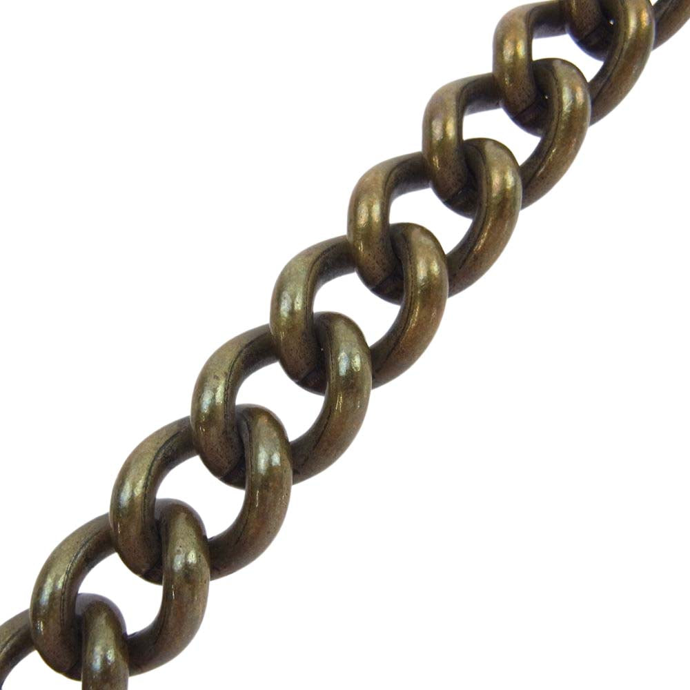 WEIRDO ウィアード Spanner Wallet Chain 真鍮 brass スパナ フック キーチェーン ウォレット チェーン ゴールド系【中古】