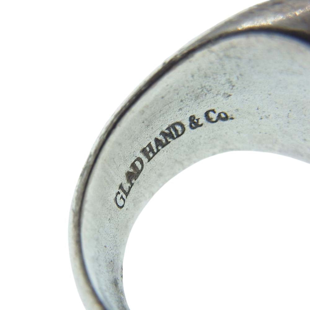 GLADHAND & Co. グラッドハンド BUTTOM RING HEART シルバー ボタン リング ハート シルバー系 ゴールド系【中古】