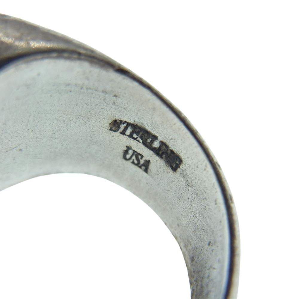 GLADHAND & Co. グラッドハンド BUTTOM RING HEART シルバー ボタン リング ハート シルバー系 ゴールド系【中古】