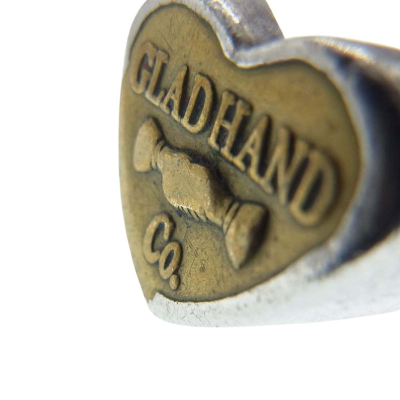 GLADHAND & Co. グラッドハンド BUTTOM RING HEART シルバー ボタン リング ハート シルバー系 ゴールド系【中古】