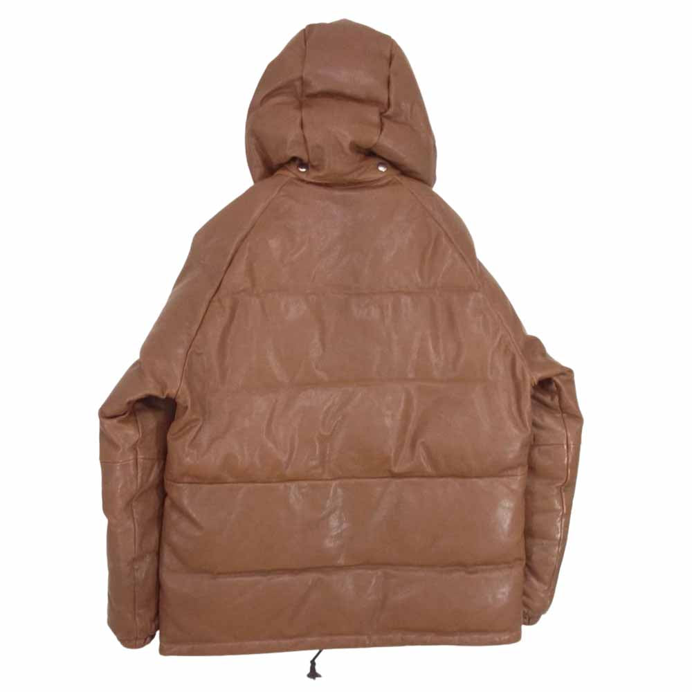 WEIRDO ウィアード 19AW WRD-19-AW-01 GOAT SKIN DOWN JACKET GROWN UP  ゴートスキン ダウン ジャケット ブラウン系 M【中古】
