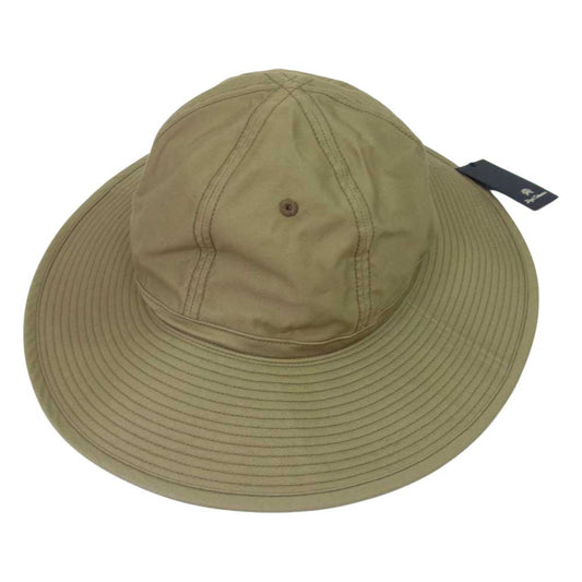 Nigel Cabourn ナイジェルケーボン 8046-00-66003 1940s US ARMY HAT LIGHT MOLESKIN ライトモールスキン ミリタリー ハット カーキ系 L【新古品】【未使用】【中古】