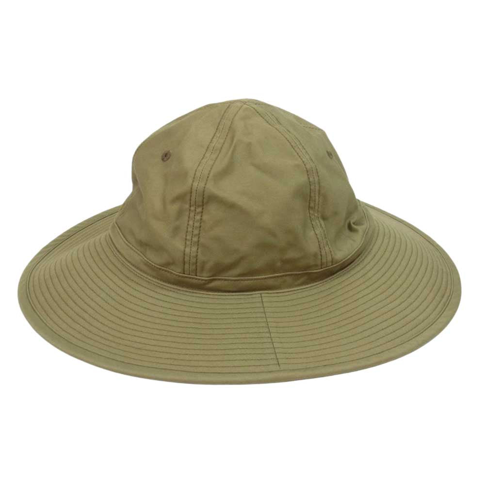 Nigel Cabourn ナイジェルケーボン 8046-00-66003 1940s US ARMY HAT LIGHT MOLESKIN ライトモールスキン ミリタリー ハット カーキ系 L【新古品】【未使用】【中古】