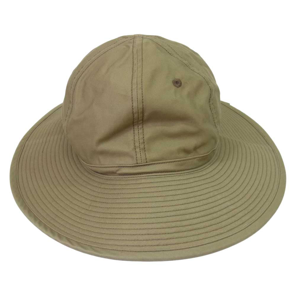 Nigel Cabourn ナイジェルケーボン 8046-00-66003 1940s US ARMY HAT LIGHT MOLESKIN ライトモールスキン ミリタリー ハット カーキ系 L【新古品】【未使用】【中古】