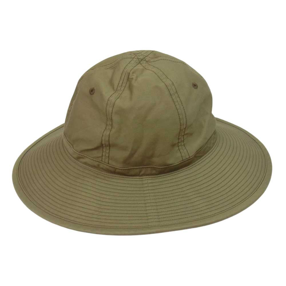 Nigel Cabourn ナイジェルケーボン 8046-00-66003 1940s US ARMY HAT LIGHT MOLESKIN ライトモールスキン ミリタリー ハット カーキ系 M【新古品】【未使用】【中古】
