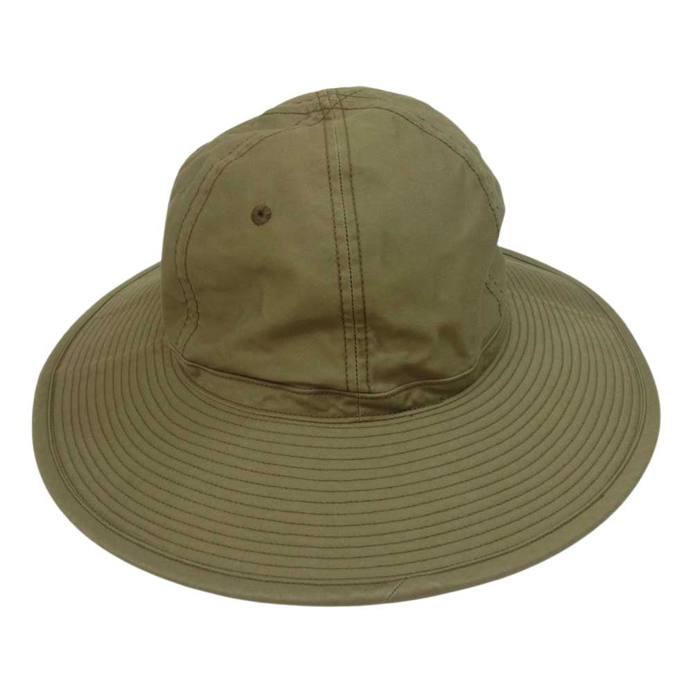 Nigel Cabourn ナイジェルケーボン 8046-00-66003 1940s US ARMY HAT LIGHT MOLESKIN ライトモールスキン ミリタリー ハット カーキ系 M【新古品】【未使用】【中古】