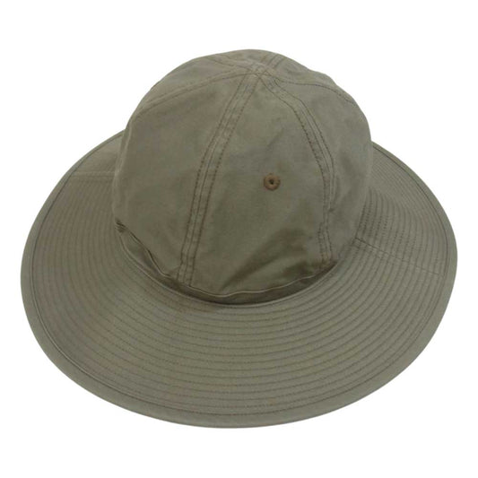 Nigel Cabourn ナイジェルケーボン 8046-00-66003 1940s US ARMY HAT LIGHT MOLESKIN ライトモールスキン ミリタリー ハット カーキ系 M【新古品】【未使用】【中古】