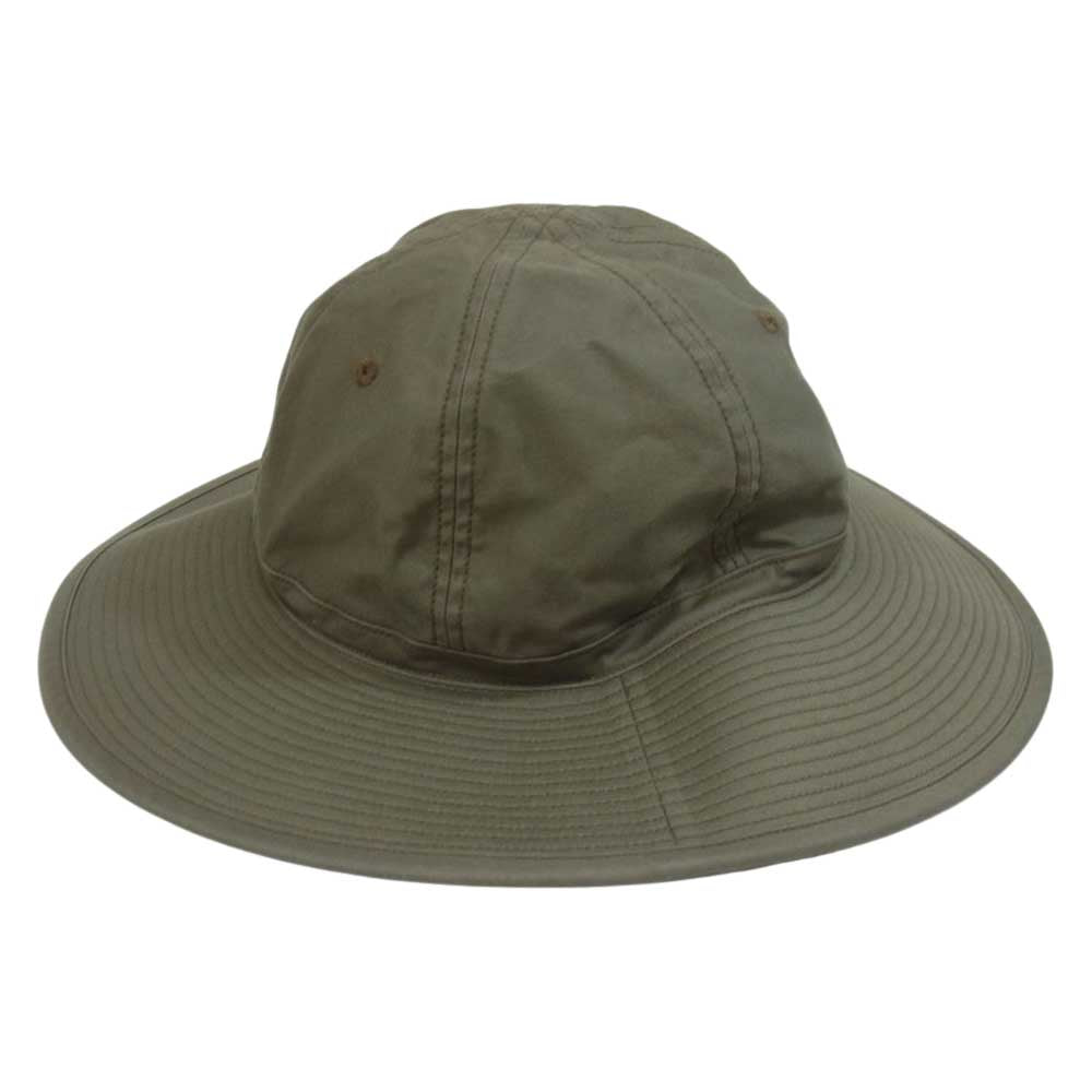 Nigel Cabourn ナイジェルケーボン 8046-00-66003 1940s US ARMY HAT LIGHT MOLESKIN ライトモールスキン ミリタリー ハット カーキ系 M【新古品】【未使用】【中古】