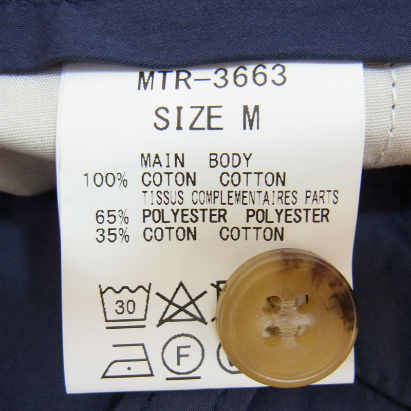 MOUNTAIN RESEARCH マウンテンリサーチ TR-3663  MT Trousers テーパード トラウザー パンツ ネイビー系 M【新古品】【未使用】【中古】