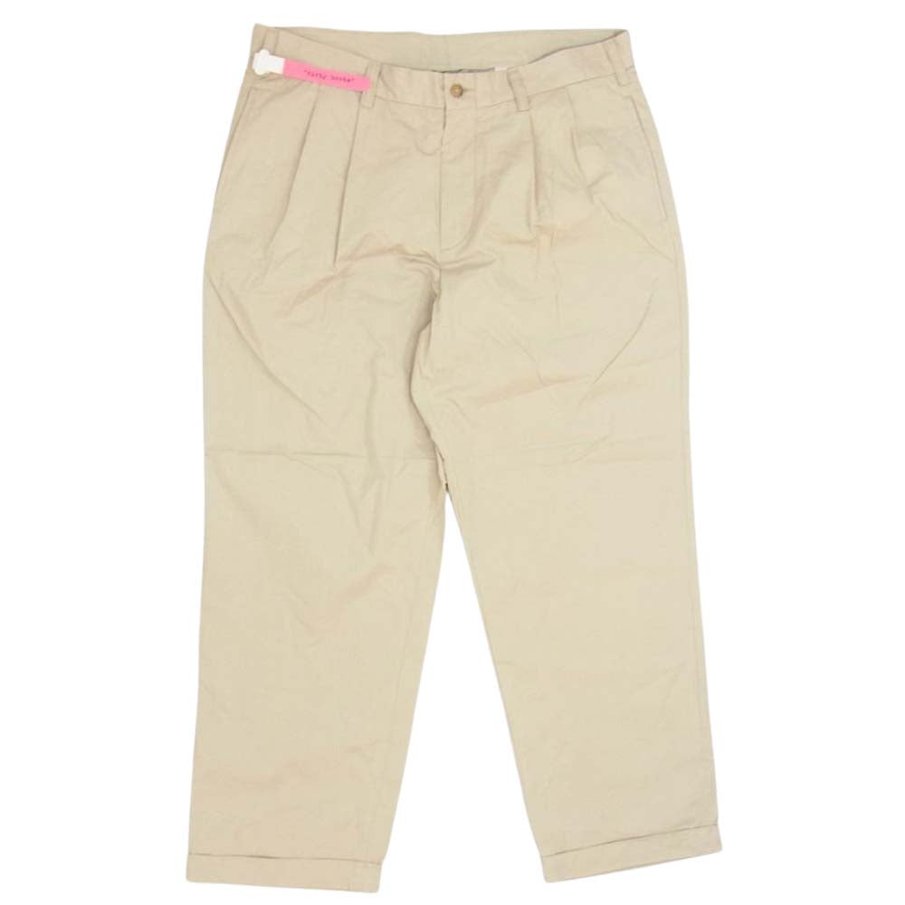 MOUNTAIN RESEARCH マウンテンリサーチ TR-3663  MT Trousers テーパード トラウザー パンツ ベージュ系 XL【新古品】【未使用】【中古】