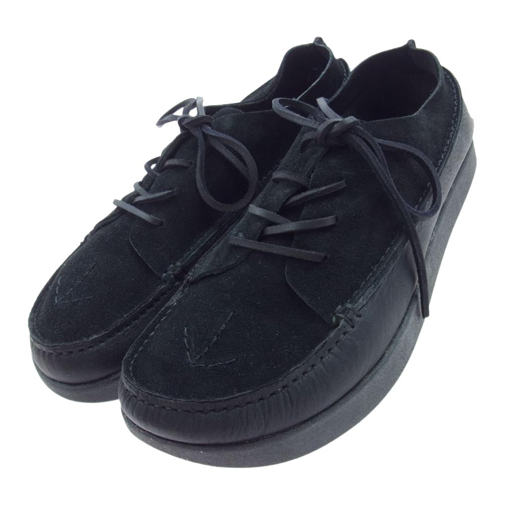 Nigel Cabourn ナイジェルケーボン 8045-12-62500  × Yogi Footwear FINN II ヨギーフットウェア スウェード レザー シューズ ブラック ブラック系 UK8【新古品】【未使用】【中古】