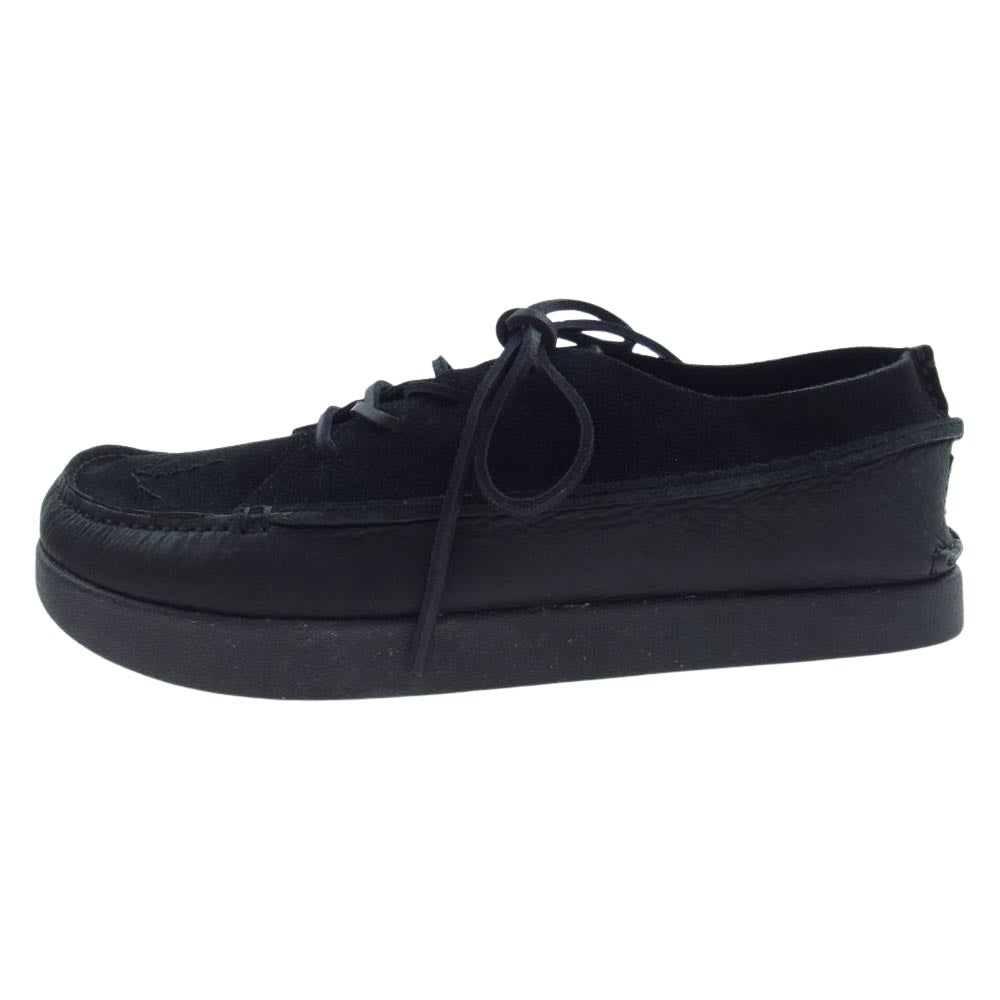 Nigel Cabourn ナイジェルケーボン 8045-12-62500  × Yogi Footwear FINN II ヨギーフットウェア スウェード レザー シューズ ブラック ブラック系 UK8【新古品】【未使用】【中古】