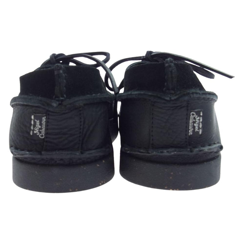 Nigel Cabourn ナイジェルケーボン 8045-12-62500  × Yogi Footwear FINN II ヨギーフットウェア スウェード レザー シューズ ブラック ブラック系 UK8【新古品】【未使用】【中古】