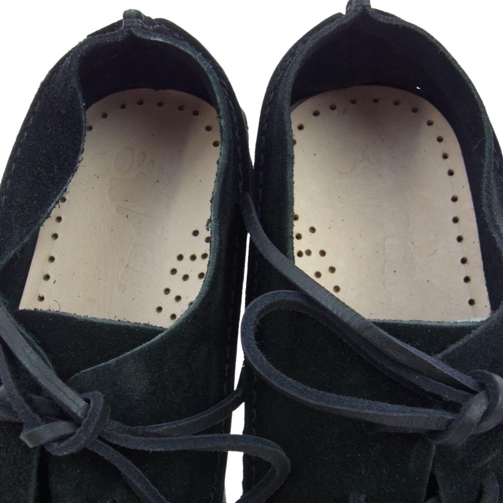 Nigel Cabourn ナイジェルケーボン 8045-12-62500  × Yogi Footwear FINN II ヨギーフットウェア スウェード レザー シューズ ブラック ブラック系 UK8【新古品】【未使用】【中古】