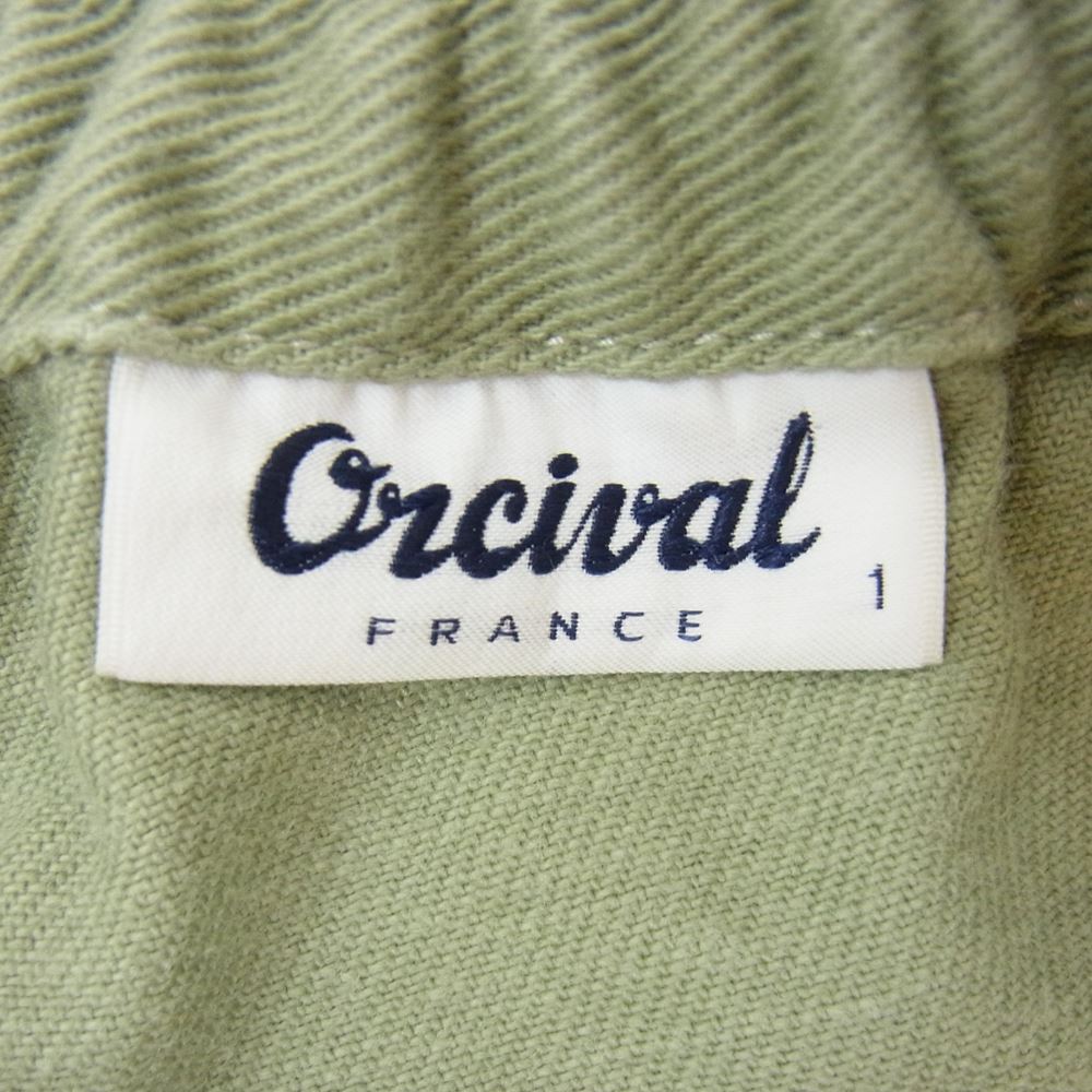 ORCIVAL オーシバル EASY PANTS イージーパンツ カーキ系 1【中古】