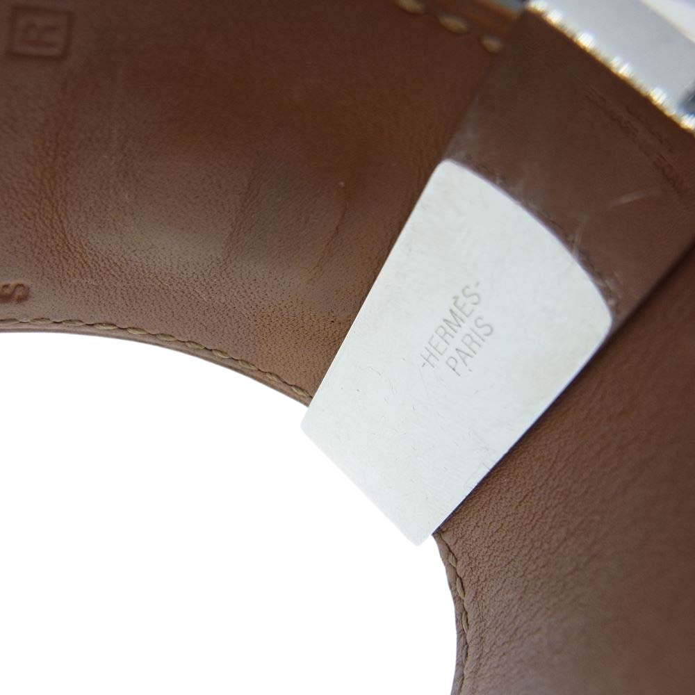 HERMES エルメス コリエドシアン ブレスレット バングル シルバー系 ブラック系【中古】