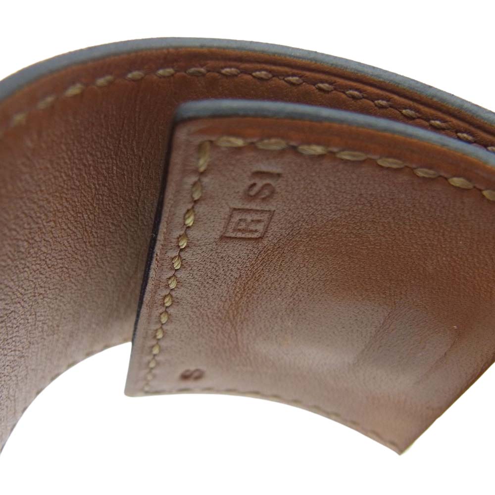 HERMES エルメス コリエドシアン ブレスレット バングル シルバー系 ブラック系【中古】