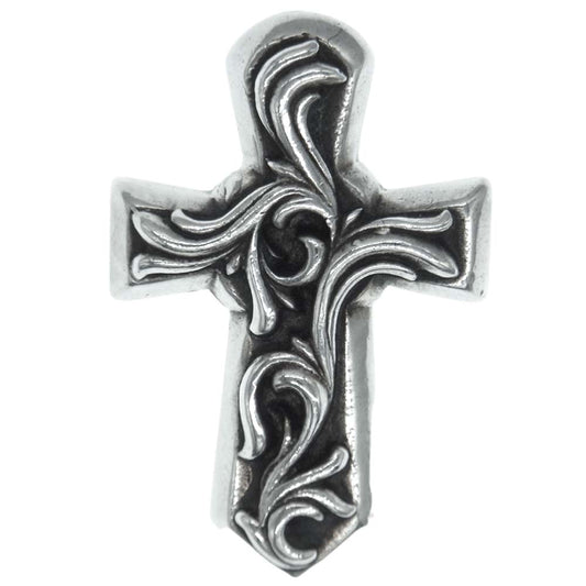 CHROME HEARTS クロムハーツ（原本無） バルカンクロス スモール シルバー系【中古】
