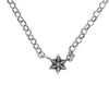 CHROME HEARTS クロムハーツ（原本無） スターチャーム ロールチェーン ネックレス 16インチ シルバー系【中古】