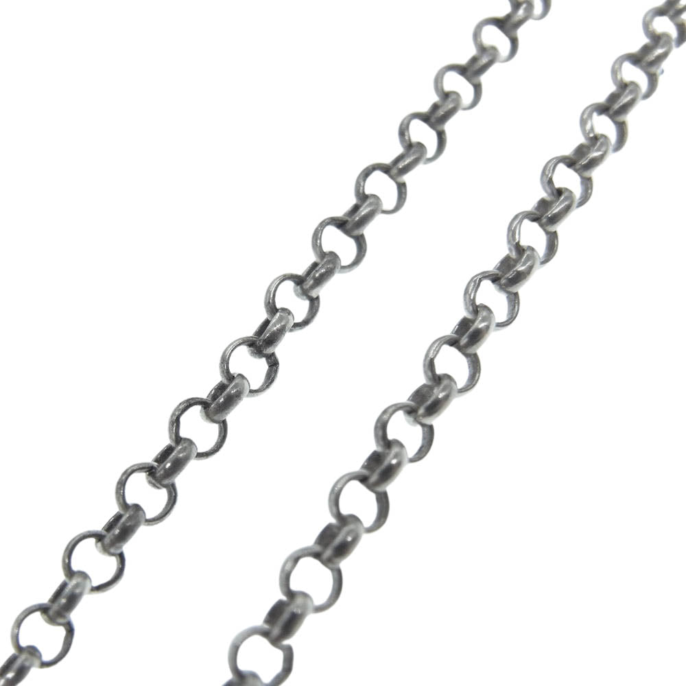 CHROME HEARTS クロムハーツ（原本無） スターチャーム ロールチェーン ネックレス 16インチ シルバー系【中古】