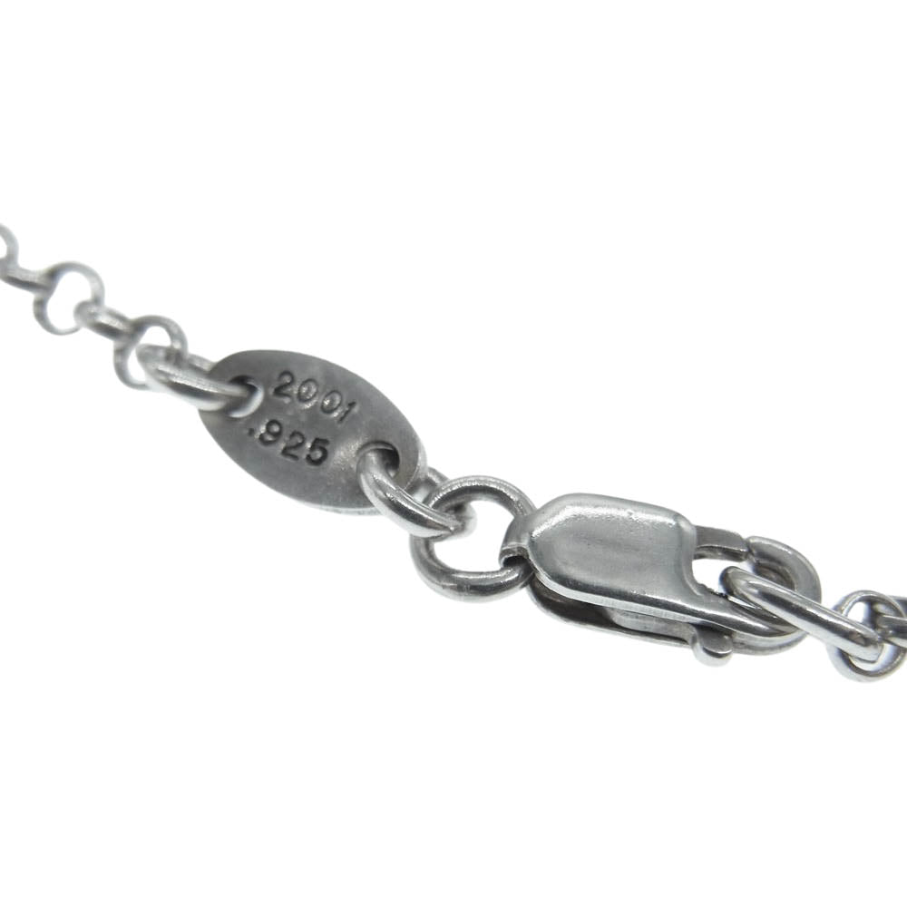 CHROME HEARTS クロムハーツ（原本無） スターチャーム ロールチェーン ネックレス 16インチ シルバー系【中古】