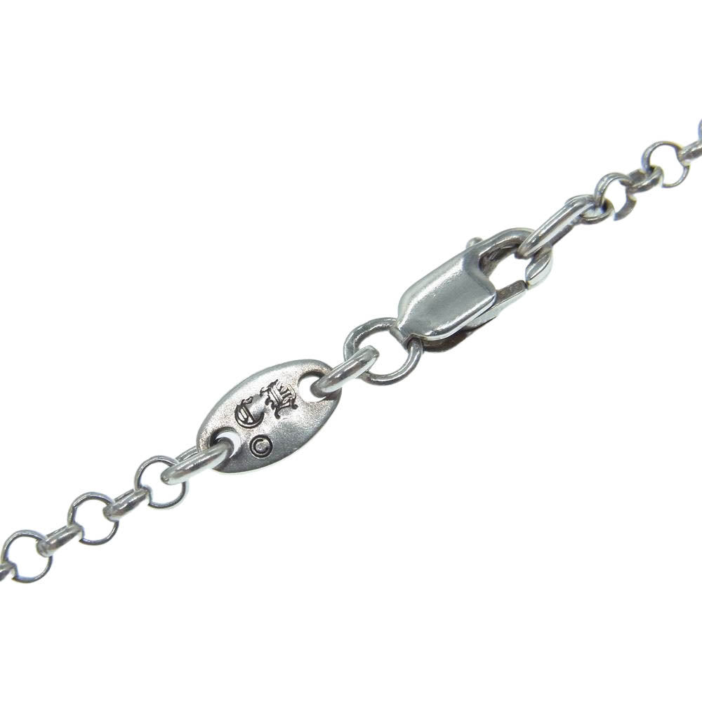 CHROME HEARTS クロムハーツ（原本無） スターチャーム ロールチェーン ネックレス 16インチ シルバー系【中古】