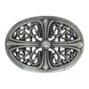 CHROME HEARTS クロムハーツ（原本無） BUCKL OVAL CROSS 1.5 クラシックオーバル ベルト バックル シルバー系【中古】