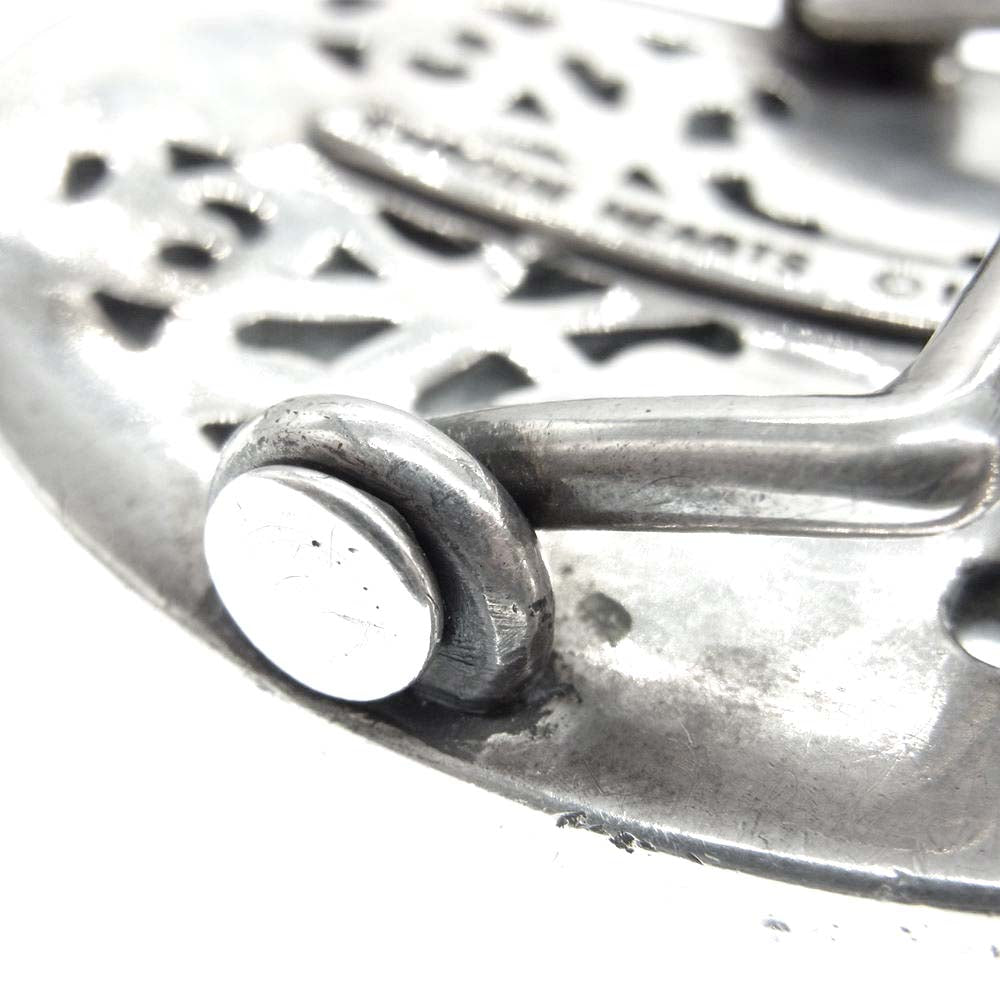 CHROME HEARTS クロムハーツ（原本無） BUCKL OVAL CROSS 1.5 クラシックオーバル ベルト バックル シルバー系【中古】