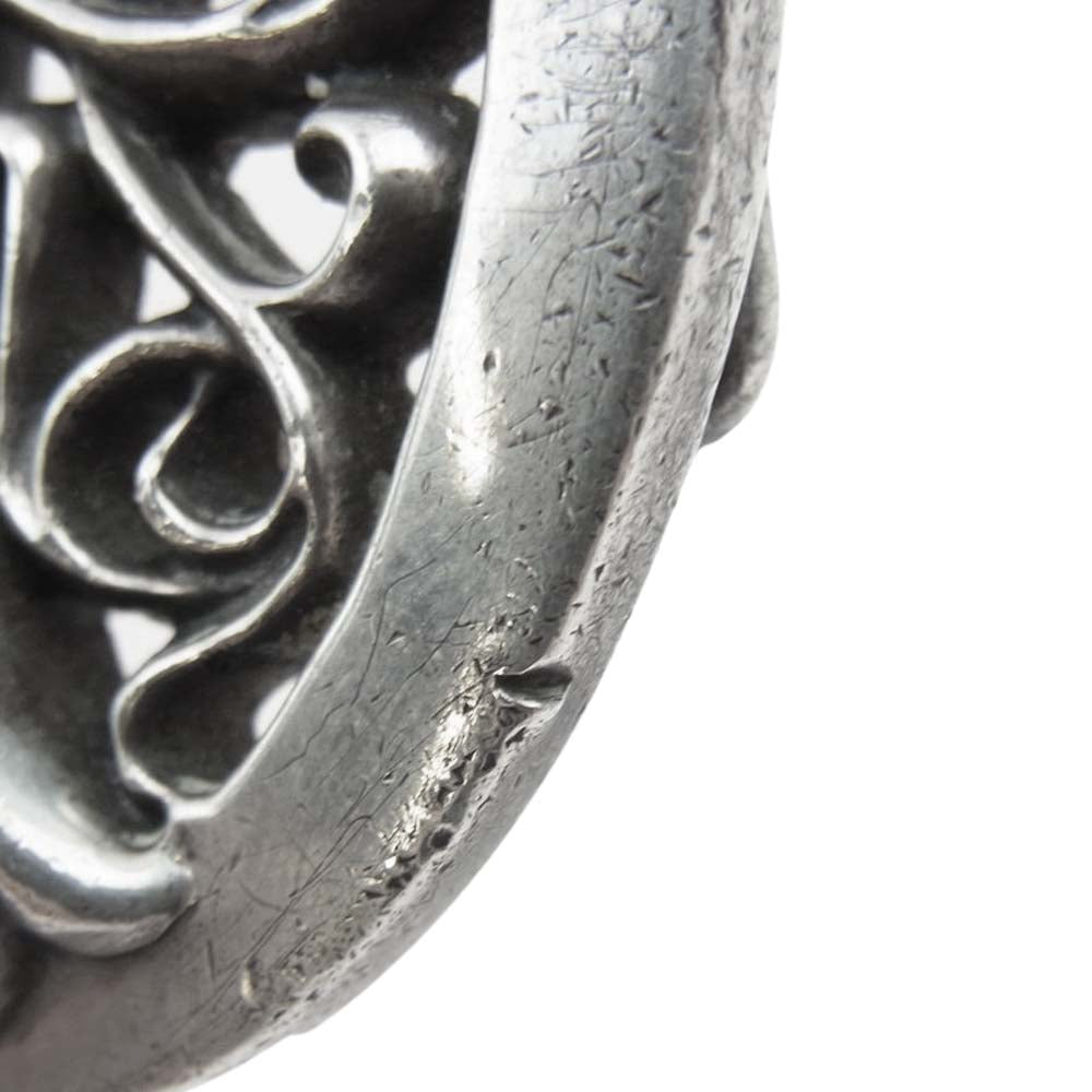 CHROME HEARTS クロムハーツ（原本無） BUCKL OVAL CROSS 1.5 クラシックオーバル ベルト バックル シルバー系【中古】