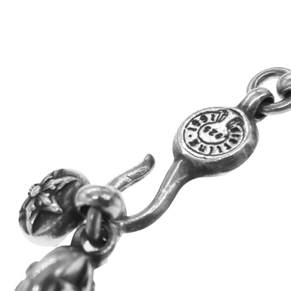 CHROME HEARTS クロムハーツ（原本無） NO1 BALL STAR #1スターボール 6ポイントスタードロップ ブレスレット シルバー系【中古】