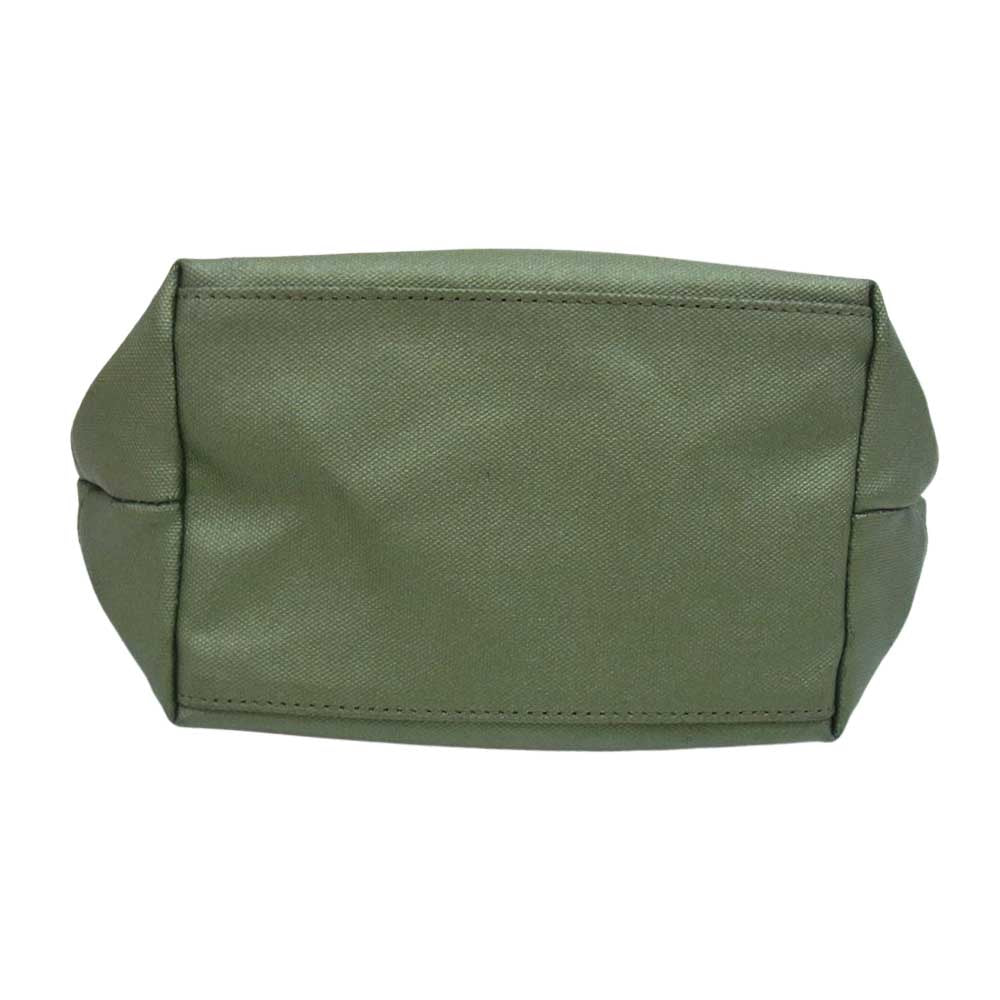 MUVEIL ミュベール トートバッグ フェイクパール Muguet Fifth Avenue  カーキ系【中古】