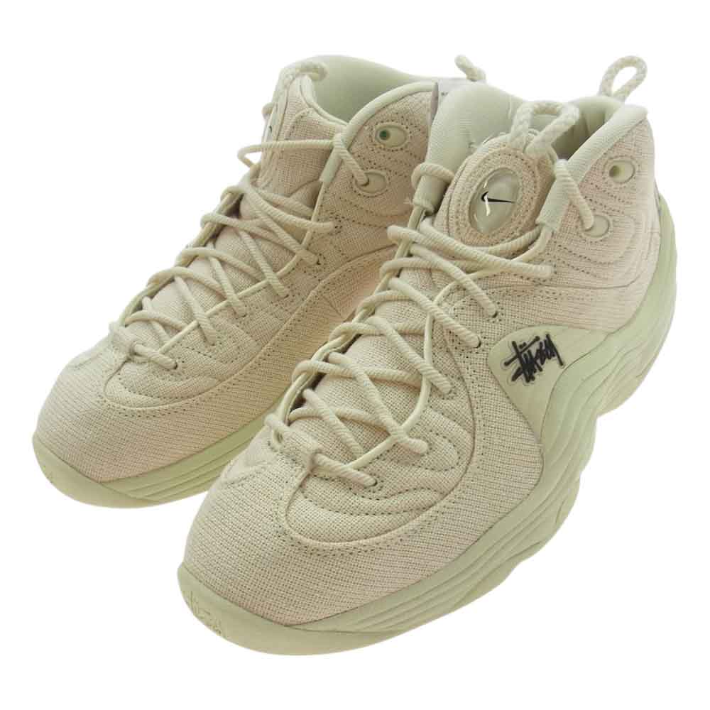 NIKE ナイキ DQ5674-200 Stussy Air Penny 2 Fossil ステューシー エアペニー2 フォッシル スニーカー ベージュ系 28.5cm【新古品】【未使用】【中古】
