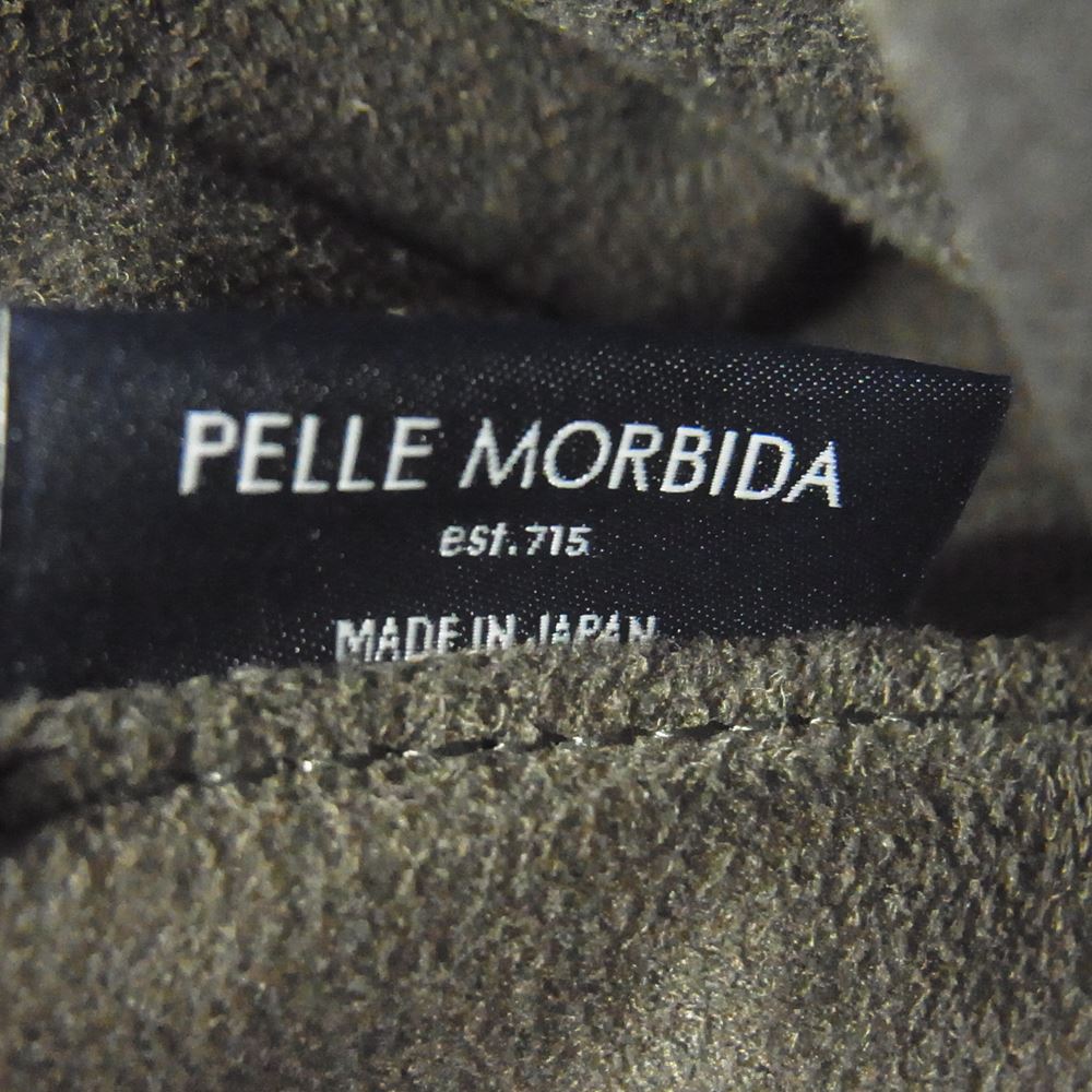 PELLE MORBIDA ペッレモルビダ pmo-ca015 Capitano キャピターノ CA015-ブリーフケース ビジネスバッグ 1室タイプ ブラック系【極上美品】【中古】
