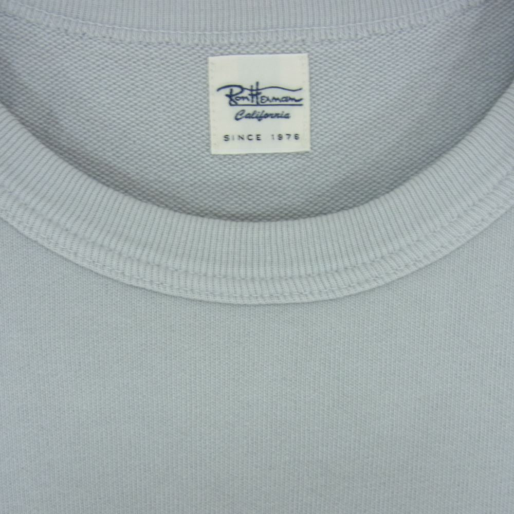 Ron Herman ロンハーマン French Terry Cut Off Tee フレンチ テリー カットオフ 半袖 Tシャツ グレー系 S【中古】