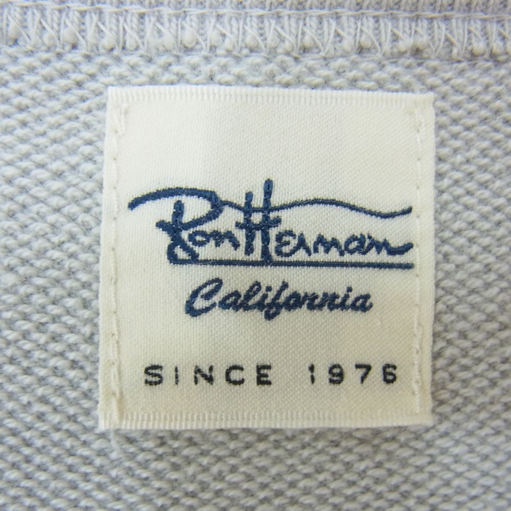 Ron Herman ロンハーマン French Terry Cut Off Tee フレンチ テリー カットオフ 半袖 Tシャツ グレー系 S【中古】