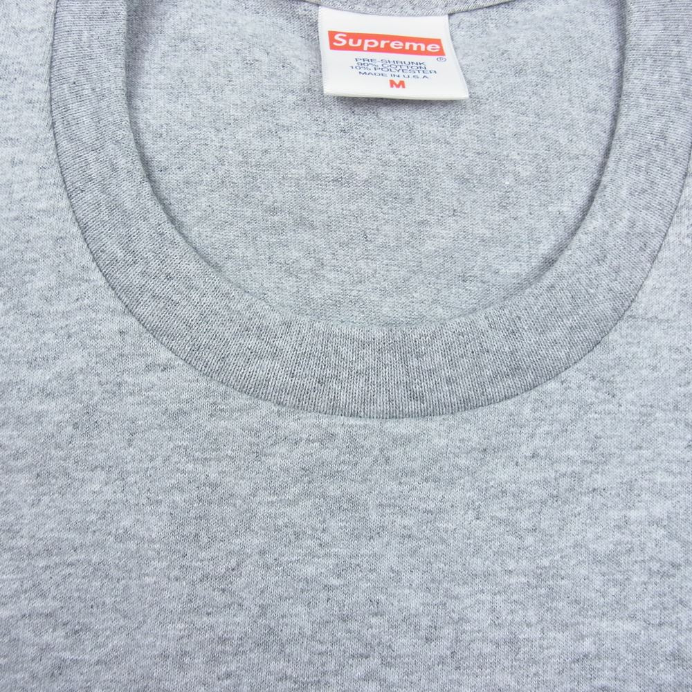 Supreme シュプリーム 23SS  Arabic Logo tee アラビック ロゴ 半袖 Tシャツ グレー系 M【新古品】【未使用】【中古】