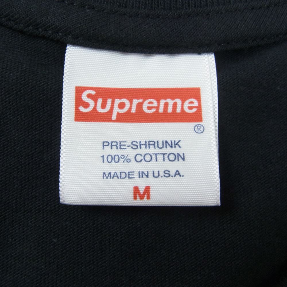 Supreme シュプリーム  22SS  Washed Handstyle S/S TEE ハンドスティル 半袖 Tシャツ ブラック系 M【新古品】【未使用】【中古】