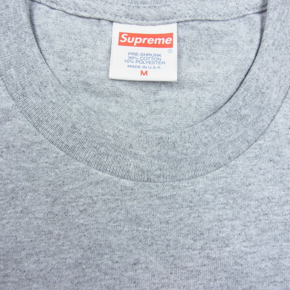 Supreme シュプリーム 21SS  Raphael Tee ミュータントタートルズ ラファエル プリントクルーネック 半袖 Tシャツ グレー系 M【新古品】【未使用】【中古】