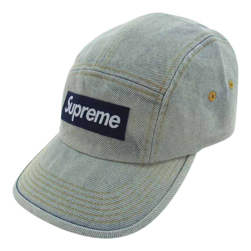 Supreme シュプリーム 23SS  Denim Camp Cap DIRTY INDIGO ダーティー インディゴ ボックスロゴ デニム キャンプキャップ インディゴブルー系【新古品】【未使用】【中古】