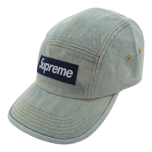 Supreme シュプリーム 23SS  Denim Camp Cap DIRTY INDIGO ダーティー インディゴ ボックスロゴ デニム キャンプキャップ インディゴブルー系【新古品】【未使用】【中古】