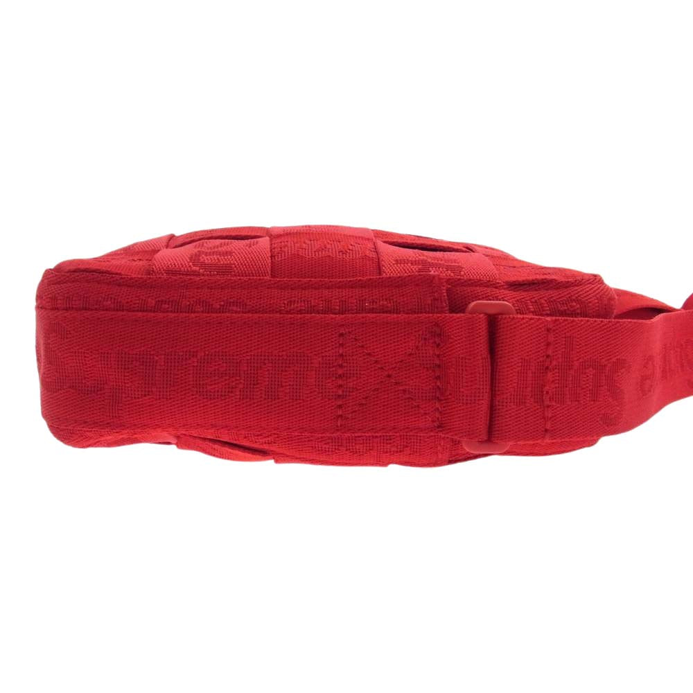 Supreme シュプリーム 23SS  Woven Shoulder Bag ウーブンショルダーバッグ 編み込み バッグ レッド系【新古品】【未使用】【中古】