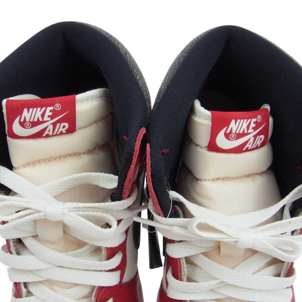 NIKE AIR JORDAN ナイキ ジョーダン DZ5485-612  1 RETRO HIGH OG CHICAGO LOST & FOUND レトロハイ シカゴ ロストアンドファウンド ハイカット スニーカー レッド系 27cm【新古品】【未使用】【中古】