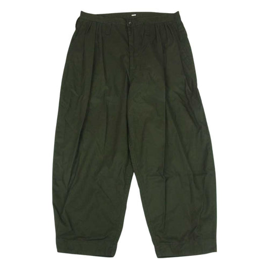 PORTER CLASSIC ポータークラシック 23SS PC-027-1819 GABARDINE BEBOP PANTS ギャバジン ビバップ パンツ カーキ系 L【美品】【中古】