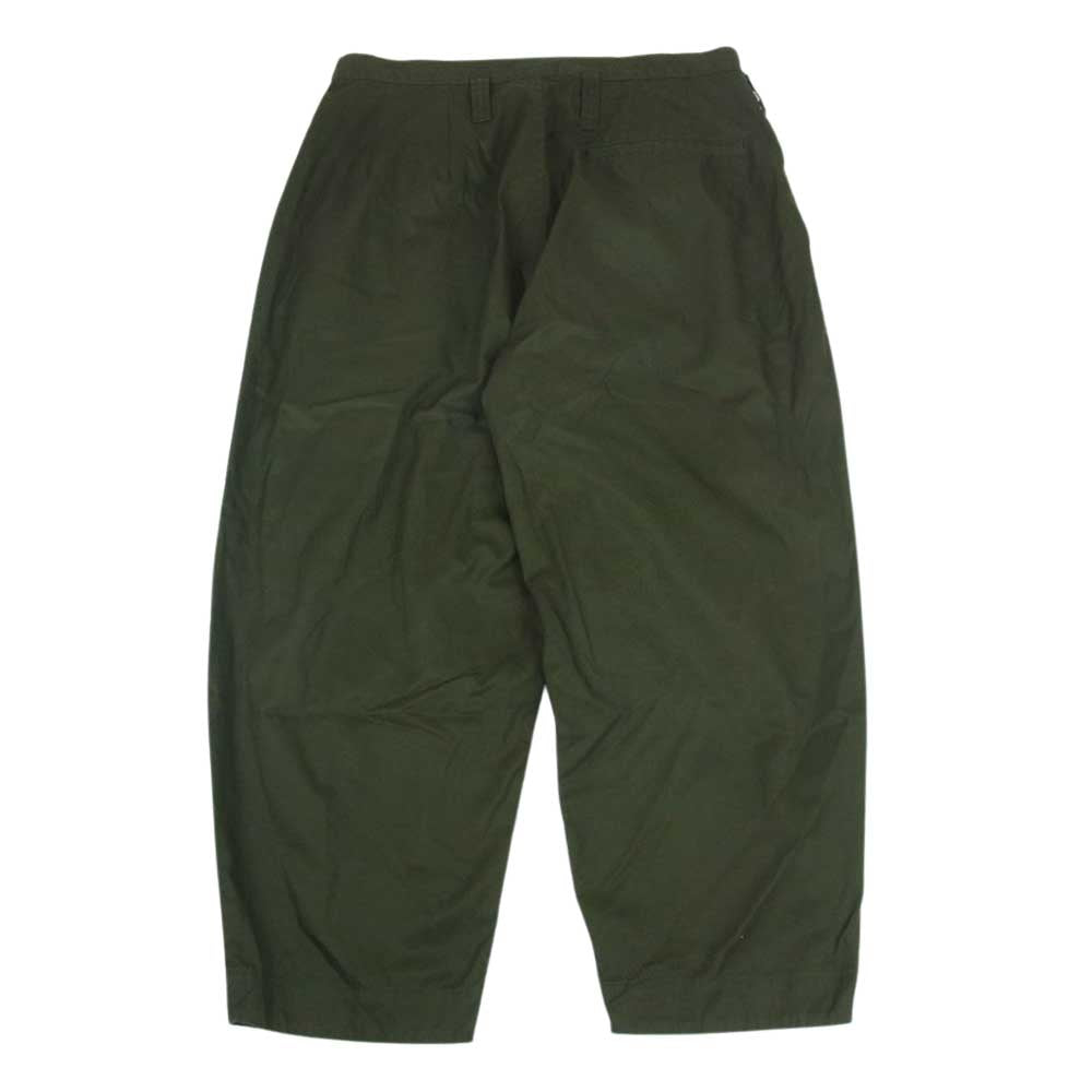 PORTER CLASSIC ポータークラシック 23SS PC-027-1819 GABARDINE BEBOP PANTS ギャバジン ビバップ パンツ カーキ系 L【美品】【中古】