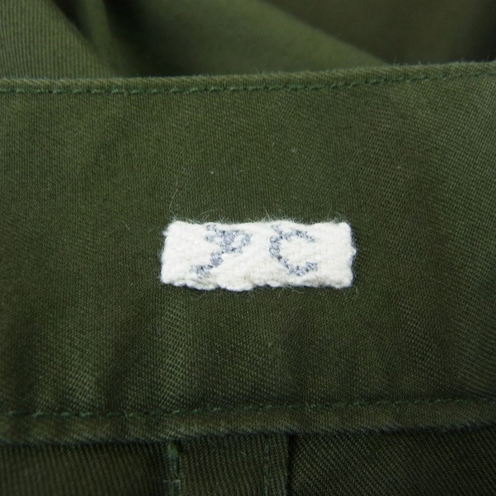 PORTER CLASSIC ポータークラシック 23SS PC-027-1819 GABARDINE BEBOP PANTS ギャバジン ビバップ パンツ カーキ系 L【美品】【中古】