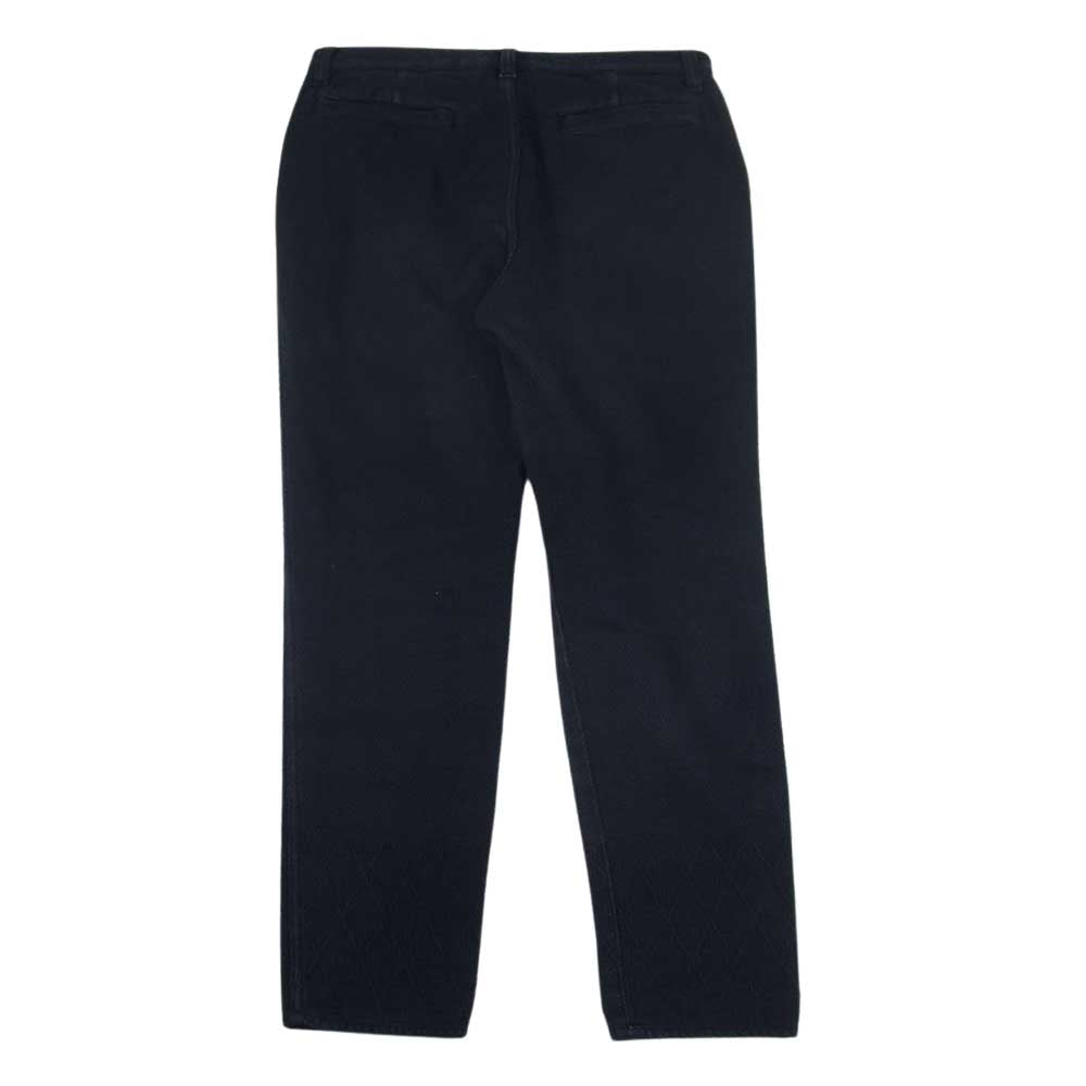PORTER CLASSIC ポータークラシック 21AW PC-001-1425 PC KENDO CROPPED SLIM PANTS D.NAVY ケンドー クロップド スリム パンツ 剣道 ネイビー系 L【中古】