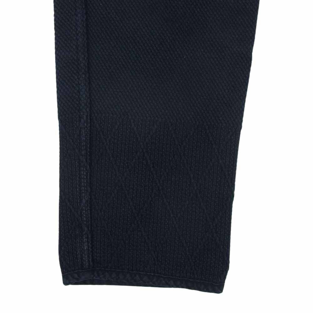 PORTER CLASSIC ポータークラシック 21AW PC-001-1425 PC KENDO CROPPED SLIM PANTS D.NAVY ケンドー クロップド スリム パンツ 剣道 ネイビー系 L【中古】