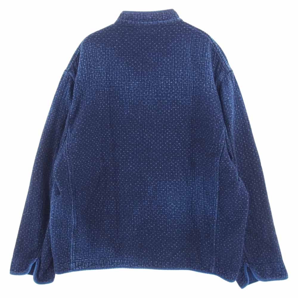 PORTER CLASSIC ポータークラシック 23SS PC-059-2102 NEW SASHIKO SHORT JACKET ニュー サシコ ショート ジャケット 刺子 ネイビー系 4【美品】【中古】