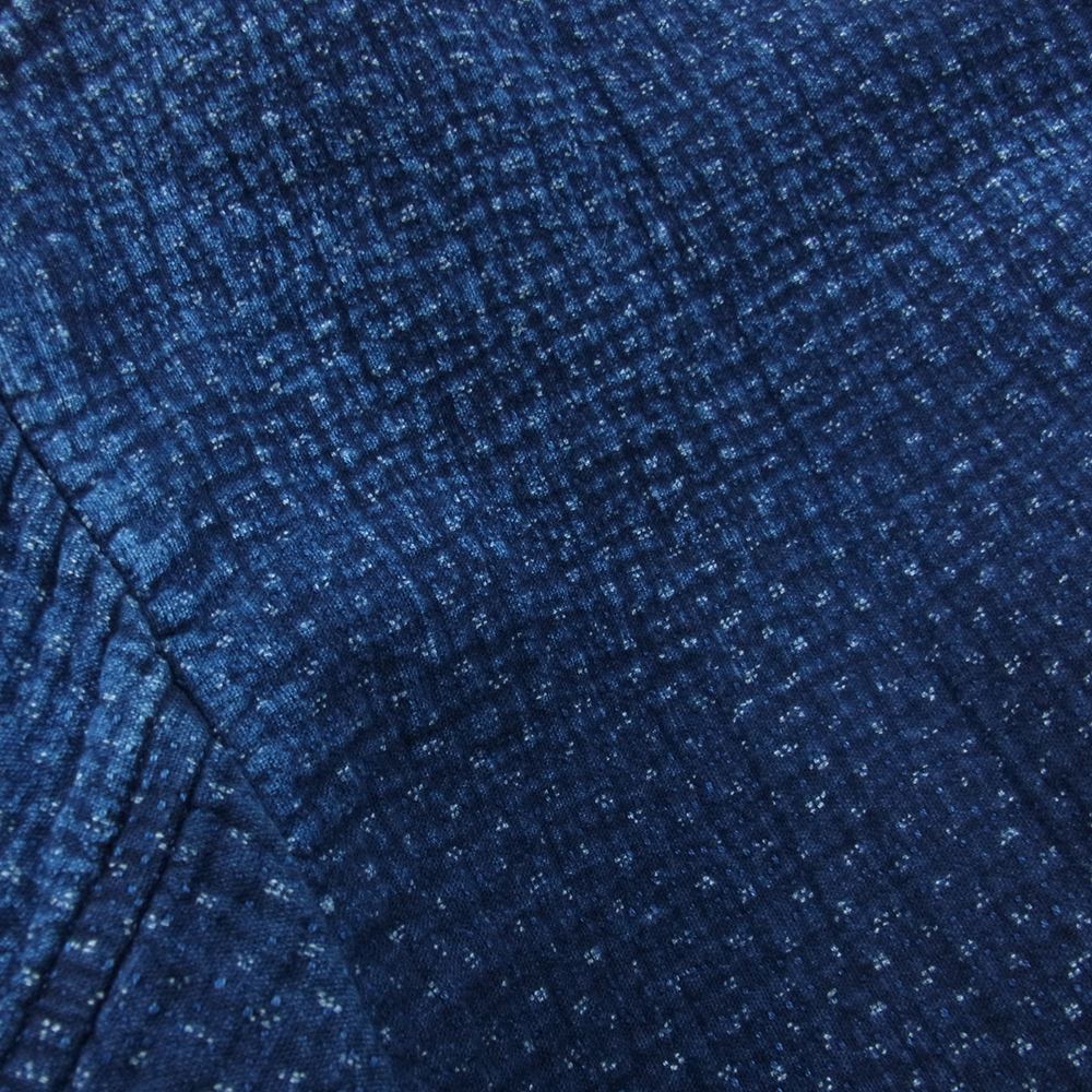 PORTER CLASSIC ポータークラシック 23SS PC-059-2102 NEW SASHIKO SHORT JACKET ニュー サシコ ショート ジャケット 刺子 ネイビー系 4【美品】【中古】