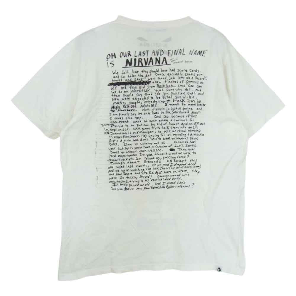 HYSTERIC GLAMOUR ヒステリックグラマー 4CT-5201 カートコバーン 半袖 Tシャツ  ホワイト系 L【中古】